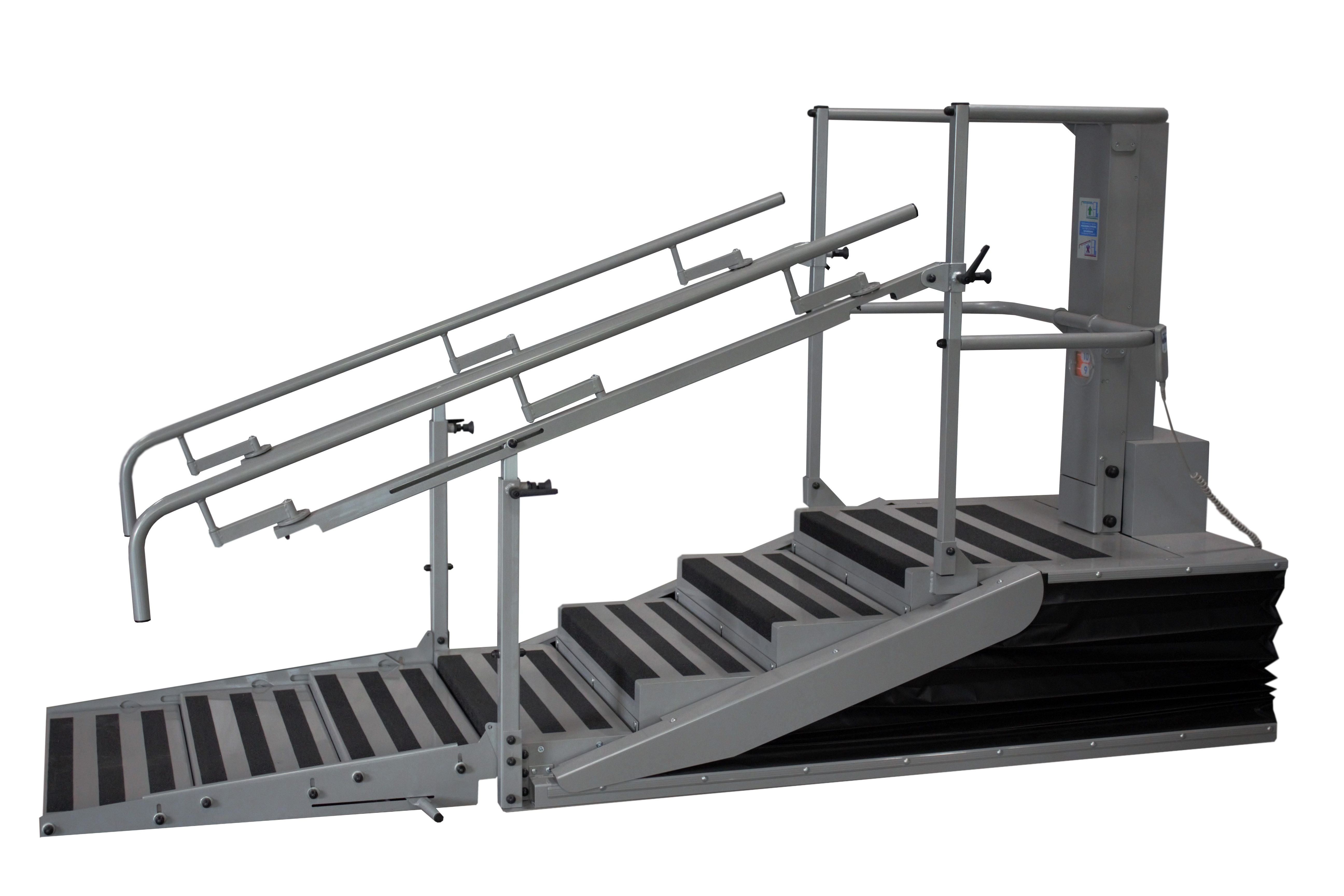 «Alter Step» dynamic stair trainer with a short ramp (600 mm)